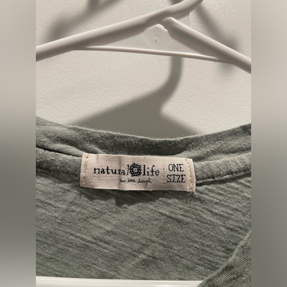 Natural Life Artsy Relaxed oversized cotton Tee OS - Picture 2 of 6